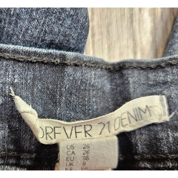 (3/$35) Forever 21 Womens Size 26 Pockets Denim Bleu Jeans - Picture 4 of 10